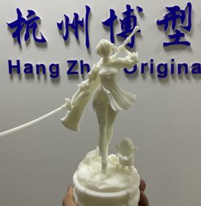 深圳3D打印美女战士手办模型.jpg