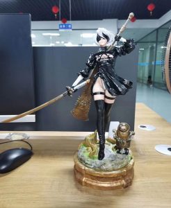 杭州3D打印美女战士手办模型.jpg