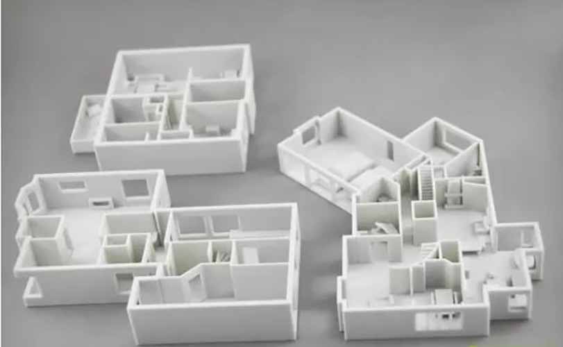 3D打印房屋建筑模型组图