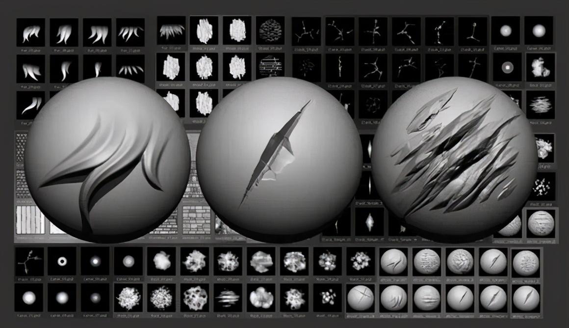 ZBrush雕刻软件的介绍以及各类笔刷的作用1